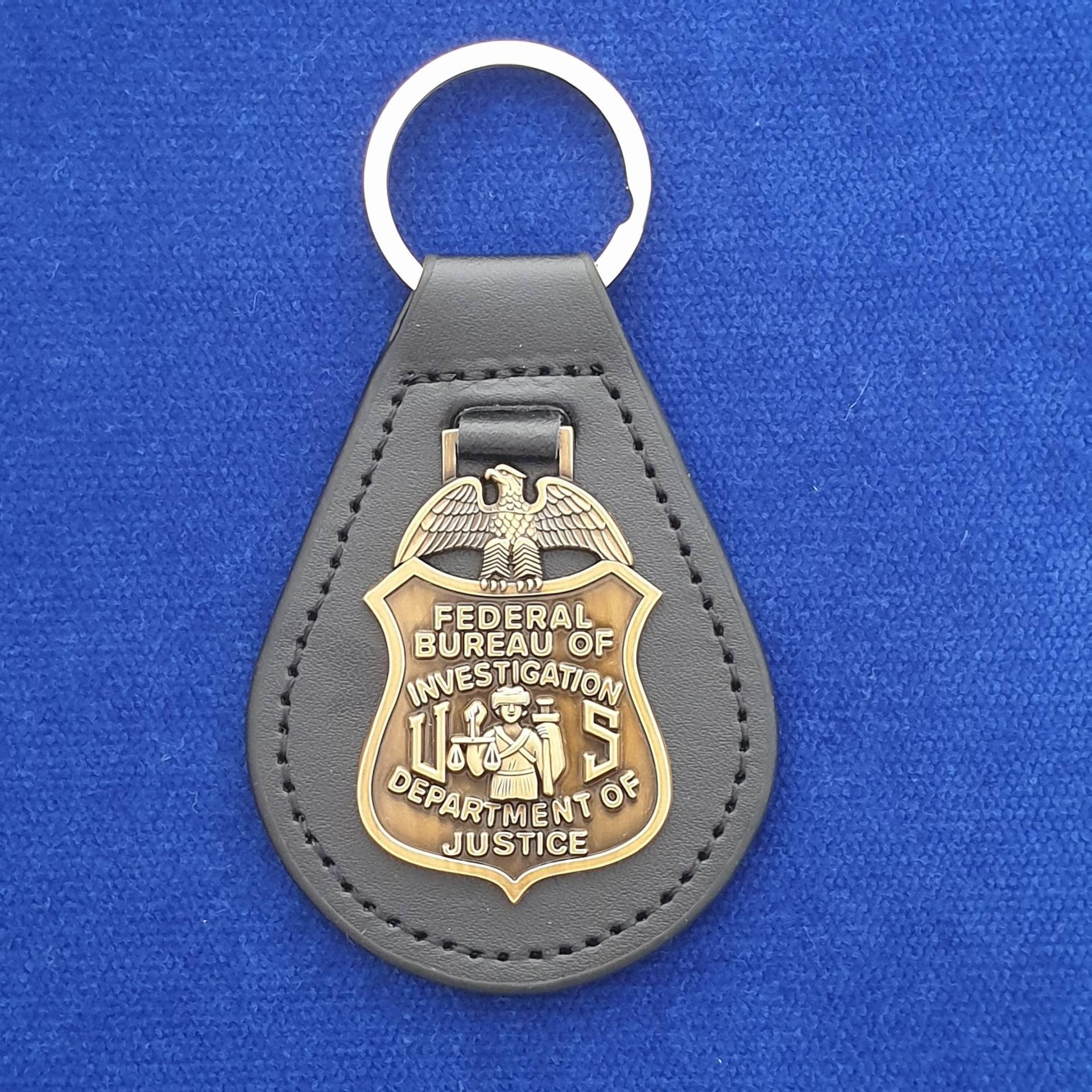 Fbi Specialagent Schlüsselanhänger Aus Leder von dynamicentry