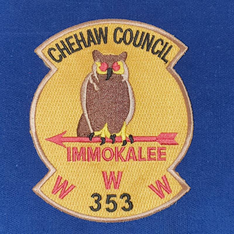 Oa Lodge #353 Immokalee Chehaw Rat Aufnäher von dynamicentry