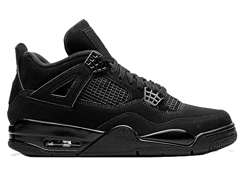 Basketballschuhe Air Core Retro 4 Runing Cat All Black Sneakers Jogging Runing, Schwarz , 41 EU Large von dz core