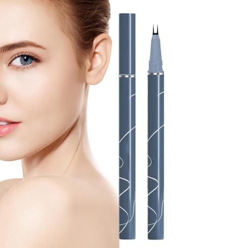 Double Tip Lower Eyelash Pencil, Doppelter Spitzer Unterer Wimpernkranz, Wimpernstift mit Doppelter Spitze, Schnell Trocknender Langlebiger Eyeliner für Untere Wimpern, Teebraun von dzqad