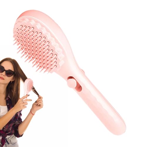 dzqad Haarbürste Einfach Zu Reinigen,Ausfahrbare Haarbürste | Antistatische Multifunktions Bürste Für Frauen Mädchen Damen Praktischer Tragbarer Massagekamm von dzqad