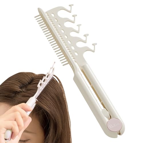 dzqad Haarkämme Zum Stylen,Flacher Glättungskamm - Anti-Statik Frisierwerkzeug Für Volumen Reise Zuhause Salon Frauen Mädchen von dzqad