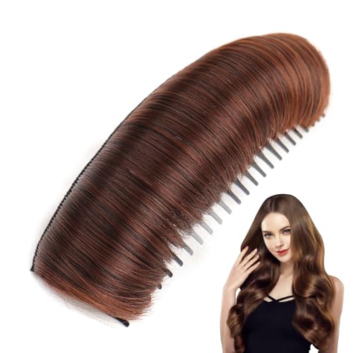 dzqad Haarknoten unsichtbar, falsche Haarspange | Unsichtbares Hair Base Bump Haarpolster,Einfach anzubringende, leichte natürliche Haarspange für Volumen für Mädchen, langes und kurzes Haar von dzqad