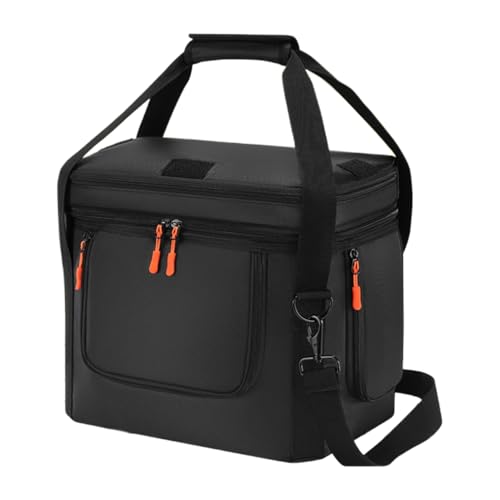 dzqad Power Station Tragetasche,Outdoor Mobile Powerstation Tasche - Wasserfester Boden Seitlicher Reißverschluss Organizer Mit Tragegriff Für Picknick Wanderung Abenteuer Camping von dzqad