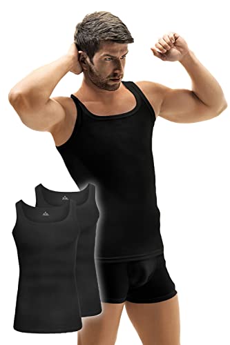 e.VIP 2er Pack Herren Tanktop Marco 15518 aus Baumwolle + Modal- Schwarz- XXL e.VIP 2er Pack Herren Tanktop Marco 15518 aus Baumwolle + Modal- Schwarz- XXL von e.VIP