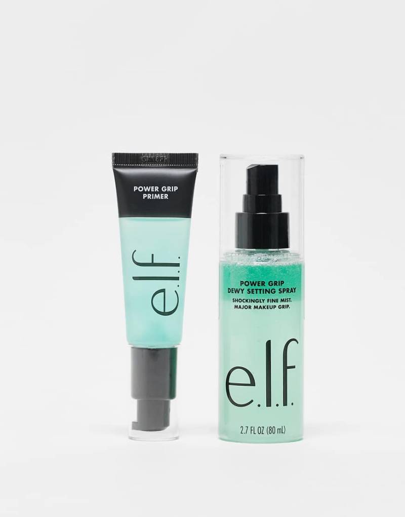 e. l.f. - Power Grip Primer & Setting Spray Bundle - Set mit Primer und Fixierspray, 15% Ersparnis-Keine Farbe von e.l.f.