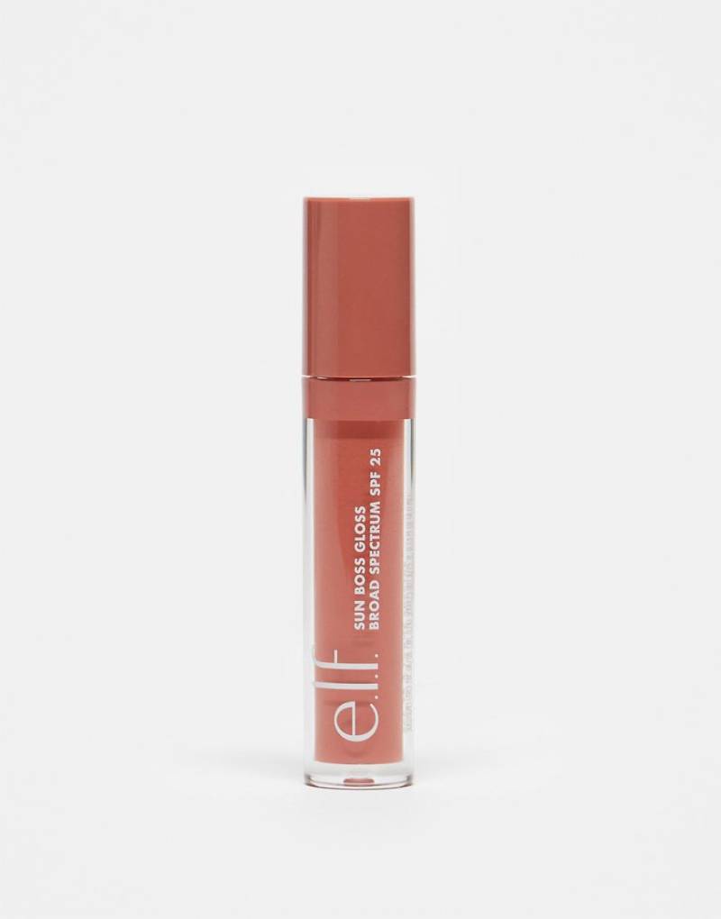 e. l.f. - Sun Boss Gloss - Lipgloss mit LSF 25 - Peachy Kween-Orange von e.l.f.