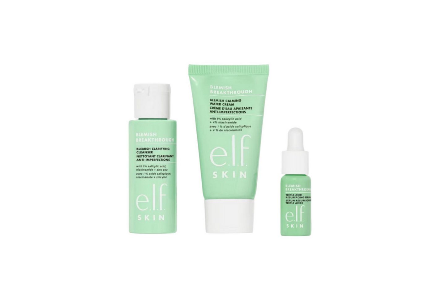 e.l.f Gesichtspflege-Set Blemish Breakthrough Blemish Control Basics Kit, 3-tlg. e.l.f Gesichtspflege-Set Blemish Breakthrough Blemish Control Basics Kit, 3-tlg. von e.l.f