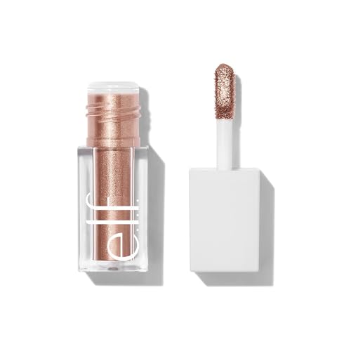 e.l.f. Liquid Metallic Eyeshadow, Lidschatten Mit Metallischem Finish, Langanhaltende Formel Auf Gel-Basis, Schnell Trocknend, Vegan & Tierversuchsfrei, Comet, 3 ml von e.l.f.