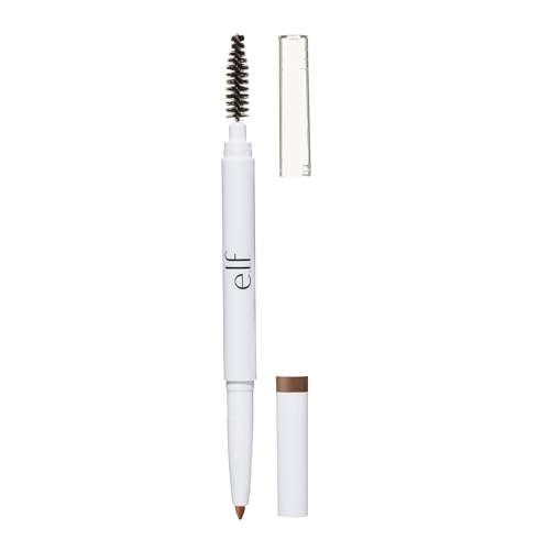 e.l.f. Instant Lift Brow Pencil, Doppelendiger Präzisions-Augenbrauenstift Zum Definieren Und Formen Der Augenbrauen, Vegan & Tierversuchsfrei, Taupe, 0,18 g von e.l.f.