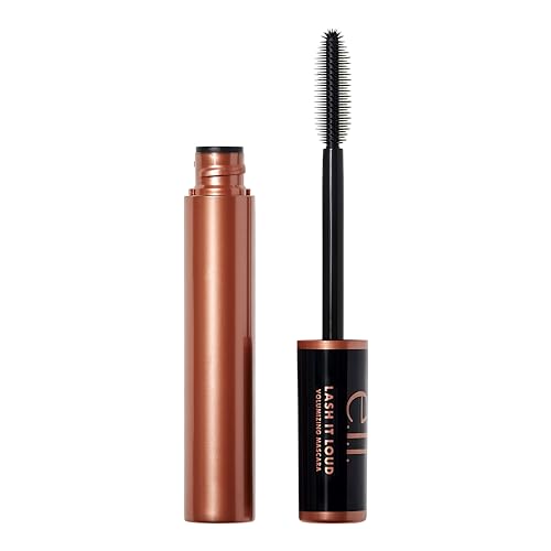 e.l.f. Cosmetics Lash It Loud Mascara, Volumizing Formula for Mega Volume Lashes, Creates Fuller & Bolder Eyelashes, Intensiv Pigmentiert, Black, 1.1 Oz von e.l.f.