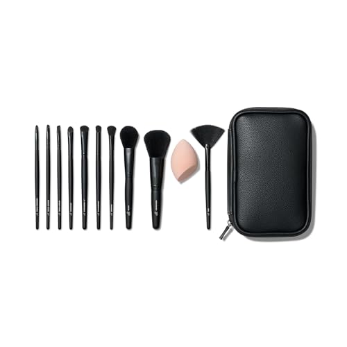 e.l.f. Full Face & Eye Makeup Brush Set, 11 Make-up Pinsel von Foundation zu Bronzer, Lidschatten & mehr, vegan & tierversuchsfrei von e.l.f.
