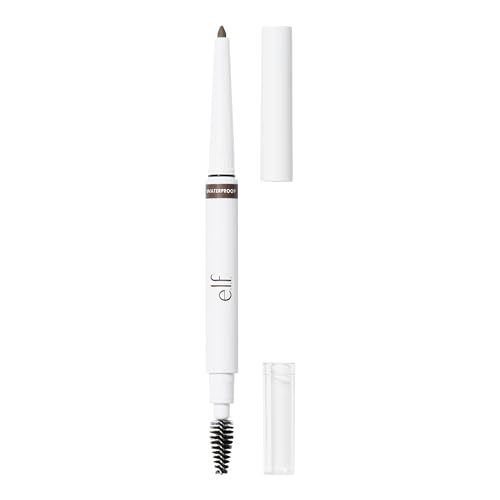 e.l.f. Instant Lift Waterproof Brow Pencil, Langanhaltender Augenbrauenstift Zur Pflege & Formung Der Augenbrauen, Vegan & Tierversuchsfrei, Deep Brown von e.l.f.