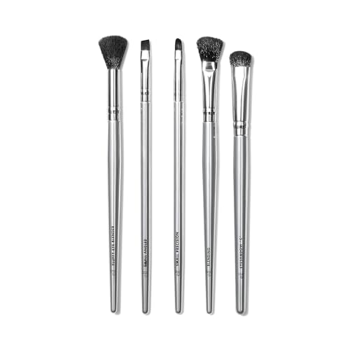 e.l.f. Smokey Eye Brush Kit, 5-teiliges Pinselset für Lidschatten und Augen-Make-up, aus synthetischen Borsten, vegan & tierversuchsfrei von e.l.f.
