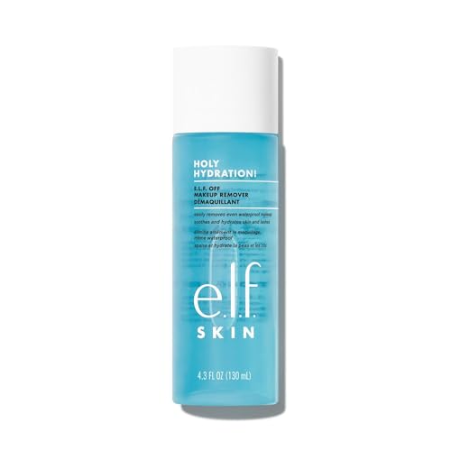 el.f. SKIN Holy Hydration! e.l.f. Off Makeup Remover, Flüssiger Makeup-Entferner für Augen-, Lippen- & Gesichts-Makeup, Sanfte Formel, Vegan & Tierversuchsfrei von e.l.f.