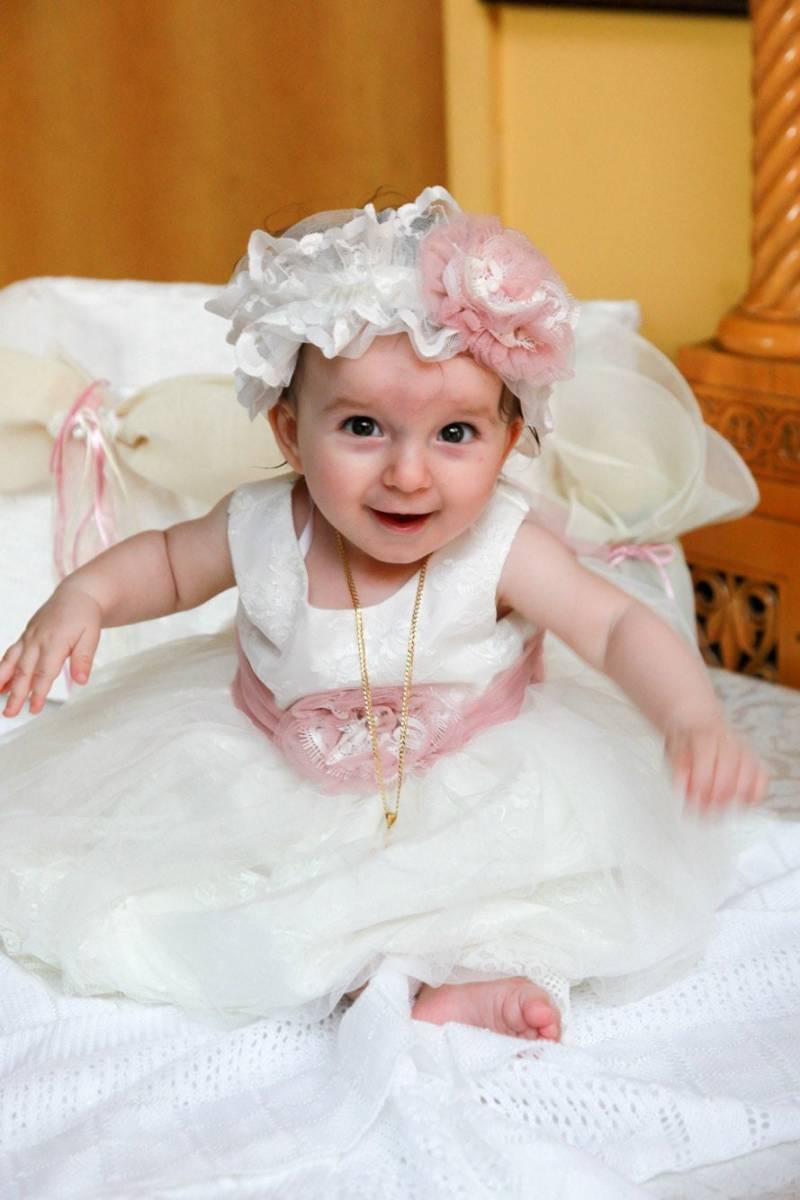 Vintage Taufkleid Blumenmädchen Spitzenkleid Griechisch Taufe Set Hochzeits Outfit 1. Geburtstag Partykleid Kleid von eAGAPIcom