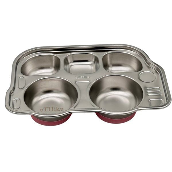 eTHikǝ Kinder-Servierteller: Fröhliche Mahlzeiten mit Saugfuß von eTHikǝ