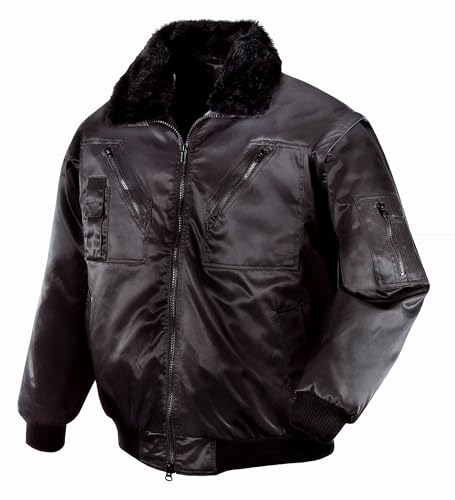 eXtreme Herren Pilotenjacke für Arbeit & Freizeit – Vielseitige Modelle mit 4-in-1 Funktion oder in Warnschutzfarben in Schwarz Größe M von eXtreme