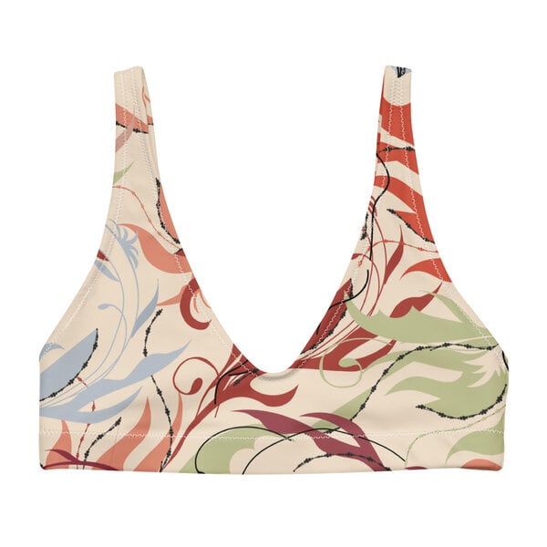 earlyfish recyceltes Bikini Oberteil Floral von earlyfish