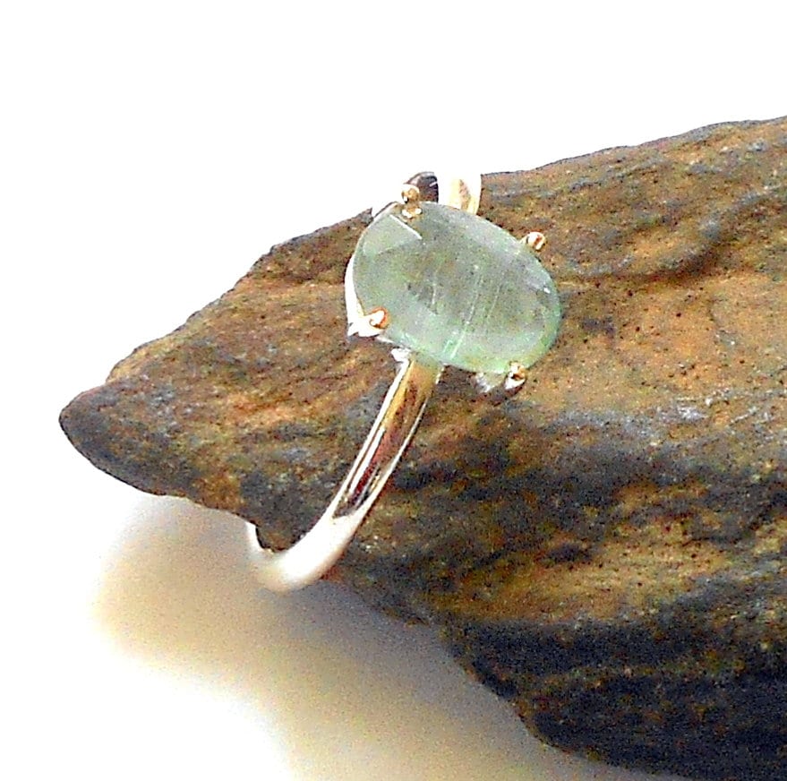 Kyanit Sterling Silber Ring Größe 6 Erdig #2678 von earthegy