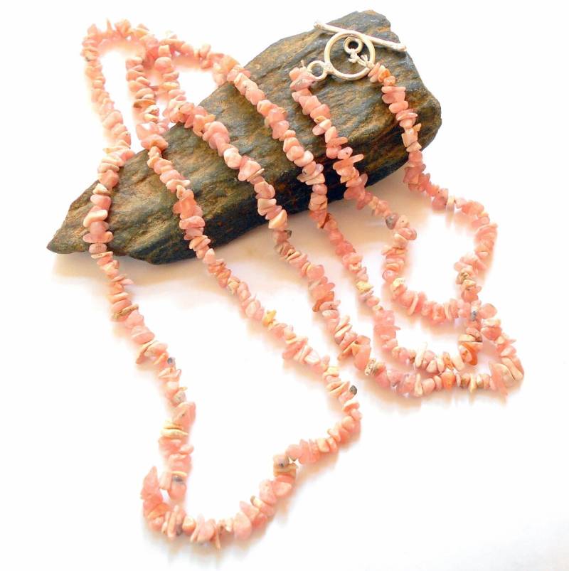 Rhodochrosite Long Chip Halskette Earthegy #2413 Rhodochrosite Long Chip Halskette Earthegy #2413 von earthegy