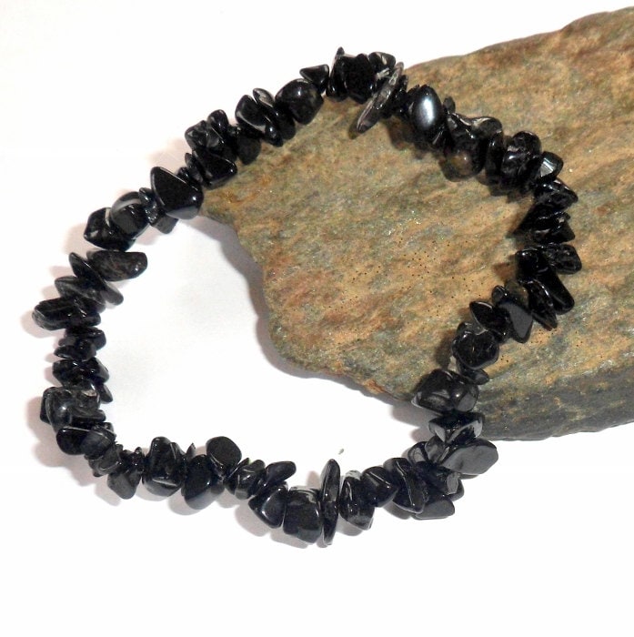 Schwarzer Turmalin Chip Stretch Armband Verstellbar Earthegy #2284 Schwarzer Turmalin Chip Stretch Armband Verstellbar Earthegy #2284 von earthegy