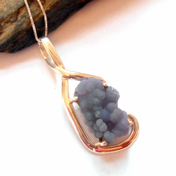 Trauben Achat Silber Halskette Earthegy #2045 Trauben Achat Silber Halskette Earthegy #2045 von earthegy