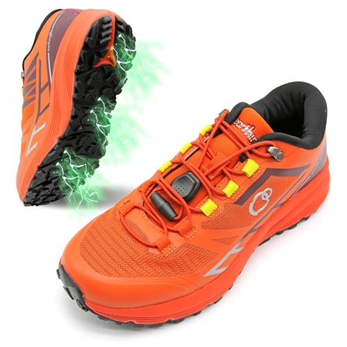 earthinglife grounding Trail Running Shoe for Men Connect to Earth for natual Healing,Waterproof Hiking Shoes, Anti-Slip Rubber Outsole for Walking von earthinglife