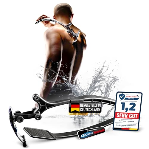 Easy-Raze 3.0-Das Original-Einstellbarer Rückenrasierer für Herren-Männerkörperrasurset incl. Schaumbuddy-Made in Germany. von easy-raze