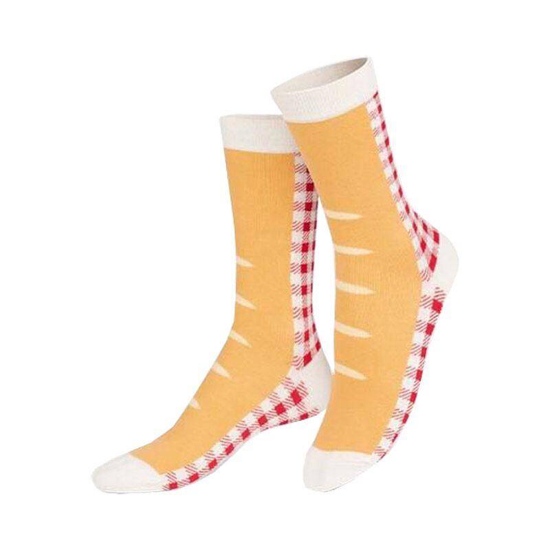 eat my socks - Socken - Cheeseburger beige - Gr. - OS von eat my socks
