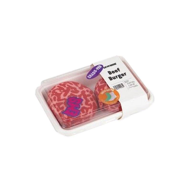 eat my socks - Socken - Rindfleisch-Burger (2 Paar) braun - Gr. - OS von eat my socks