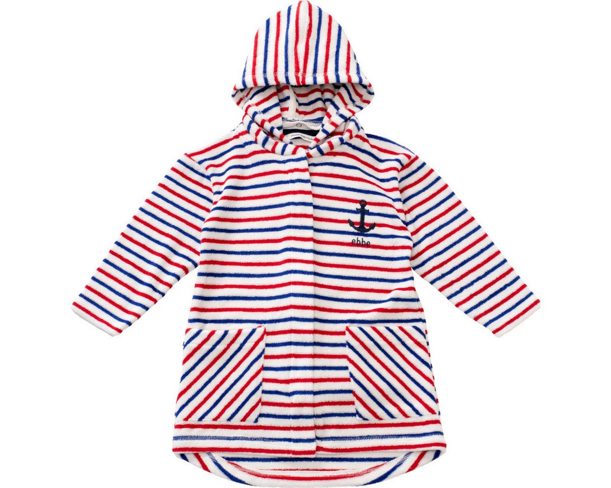 ebbe kids Bademantel Anker Unisex Kinder, Lang, Obermaterial: 80% (Bio) Baumwolle, 20% Polyester (recycelt), Reißverschluss, Kimono, Morgenmantel, Hausmantel, Badtextilien von ebbe kids