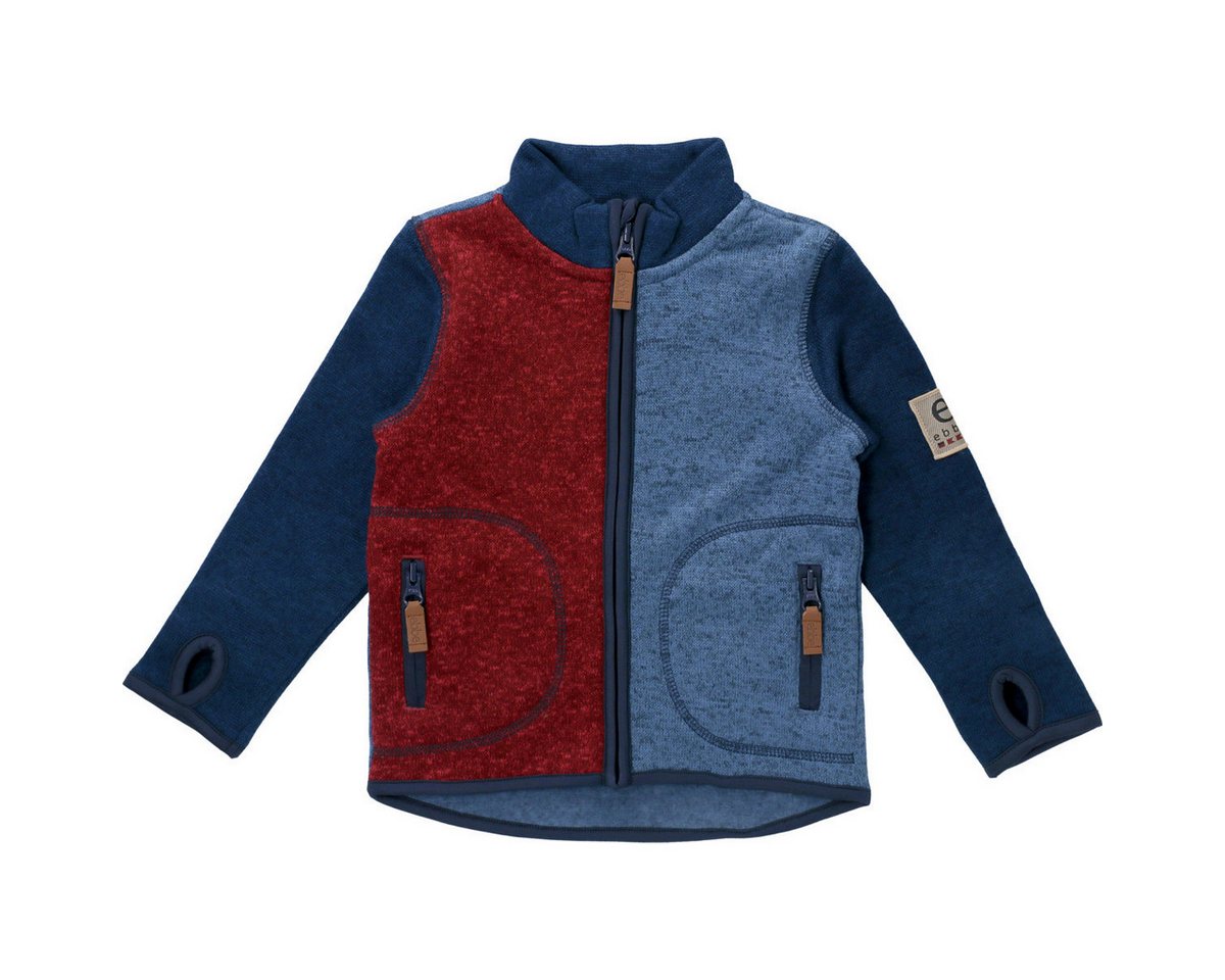 ebbe kids Fleecejacke Mossa Unisex Kinder Strickjacke, Übergangsjacke, Sweatjacke, Outdoorjacke, Wanderjacke von ebbe kids