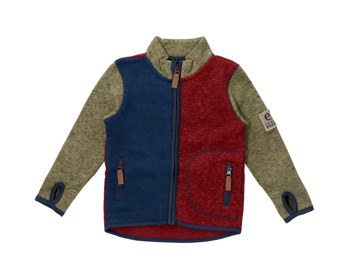 ebbe kids Fleecejacke Mossa Unisex Kinder Strickjacke, Übergangsjacke, Sweatjacke, Outdoorjacke, Wanderjacke von ebbe kids