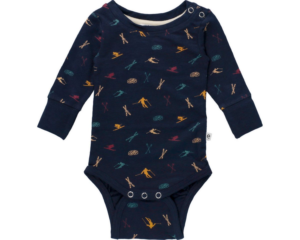 ebbe kids Langarmbody Skier Unisex Kinder (1-tlg) Langarm Einteiler, Body, Longsleeve-Body, Bodysuit, Stretchbody von ebbe kids