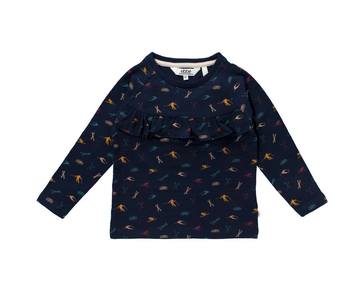 ebbe kids Langarmshirt Skier Mädchen Pullover, Sweatshirt, Pulli, Shirt, Longsleeve von ebbe kids
