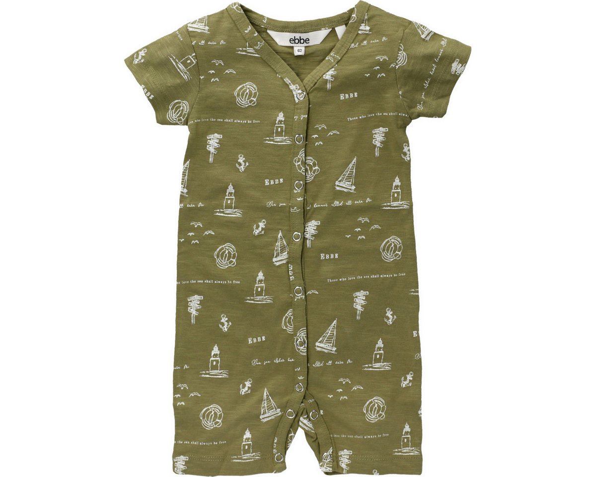ebbe kids Spieler Sea Unisex Kinder Sommerstrampler, Einteiler, Babyanzug, Kurzarm-Strampler, Overall von ebbe kids