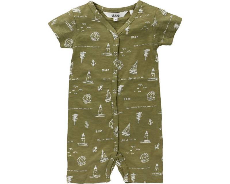 ebbe kids Spieler Sea Unisex Kinder Sommerstrampler, Einteiler, Babyanzug, Kurzarm-Strampler, Overall von ebbe kids