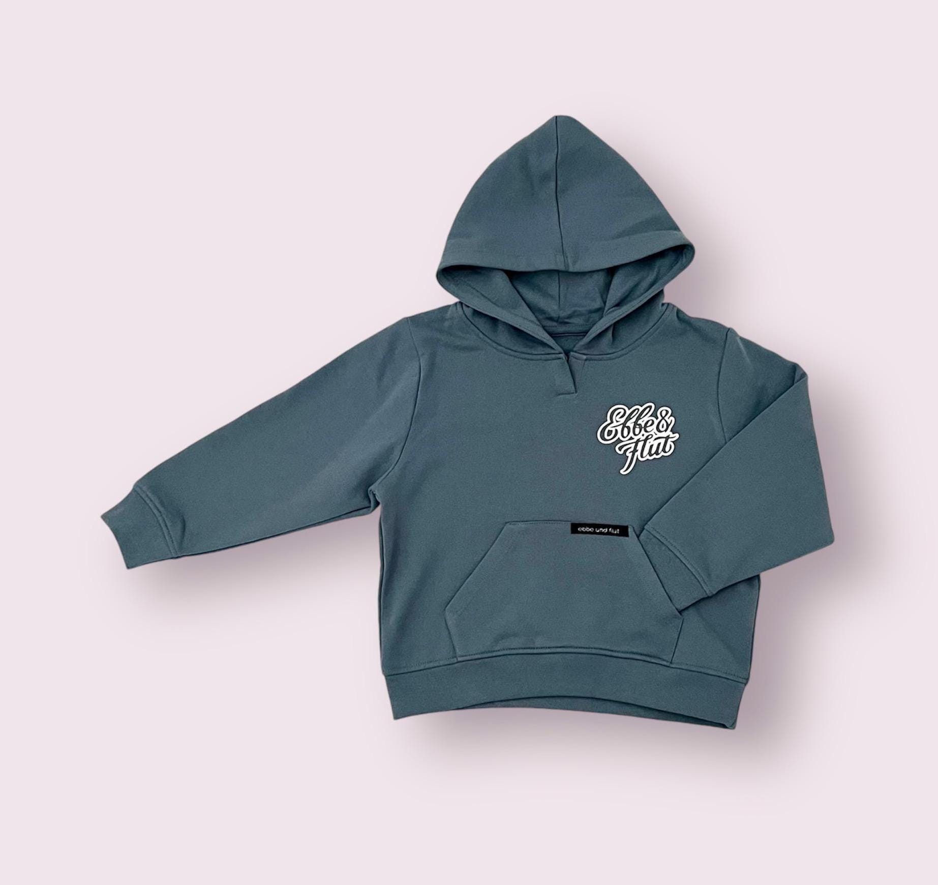 Ebbe Und Flut Hoodie Kids Graublau Von Ebbe Flut® von ebbeundflut