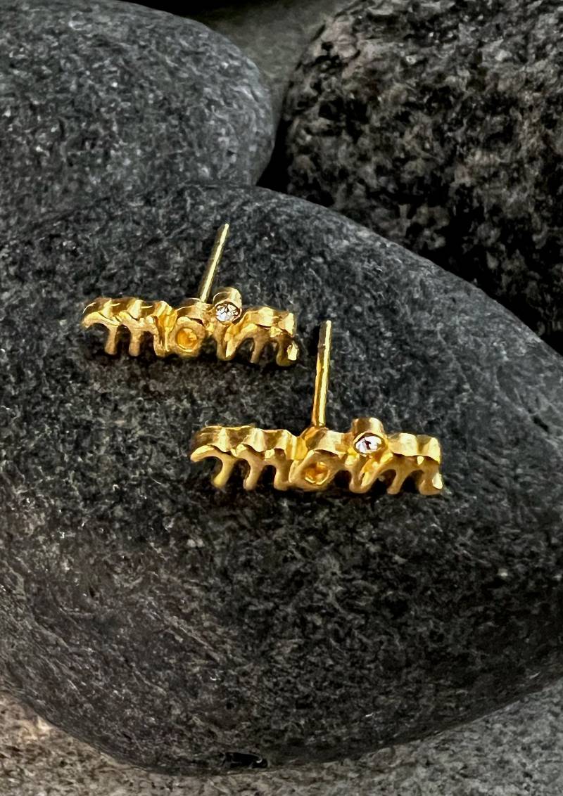 Ebbe Und Flut Ohrstecker Moin 22 K Vergoldet - Ohrringe Von Ebbe Flut® von ebbeundflut