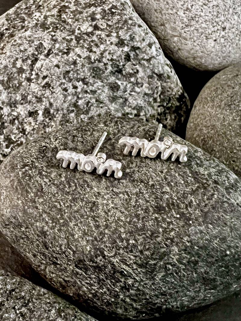 Ebbe Und Flut Ohrstecker Moin Matt Versilbert - Ohrringe Von Ebbe Flut® von ebbeundflut