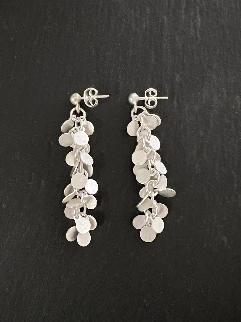 Ebbe Und Flut Ohrstecker Nordsee - Matt Versilbert Lang von ebbeundflut