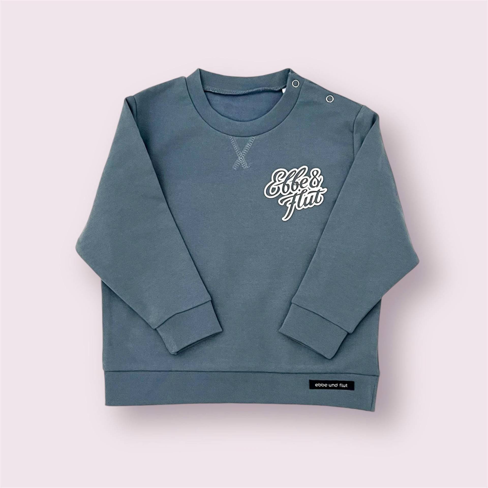 Ebbe Und Flut Sweatshirt Kids Graublau Von Ebbe Flut® von ebbeundflut