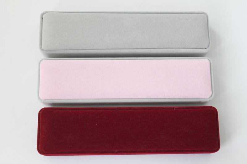 Klapp Samt Oblong Schmuck Geschenkbox, Halskette Box, Aufbewahrungsbox von ebeadstore