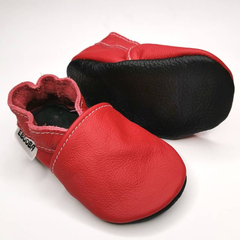 Krabbelschuhe 23/24 Rot 18-24 Ebooba Ot-1-R-T-4 von ebooba