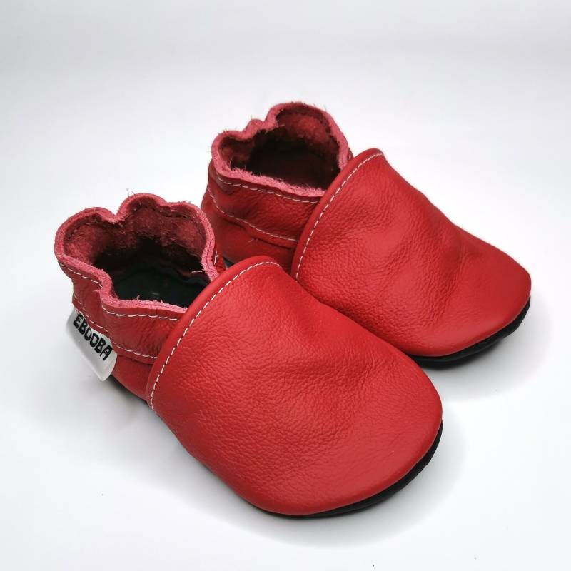 Krabbelschuhe 26/27 Rot 3 4 Ebooba Ot-1-R-T-6 von ebooba