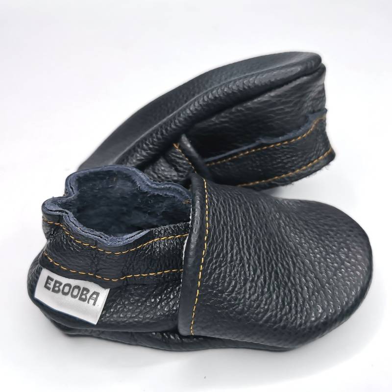 Krabbelschuhe Große 21/22 Schwarz 12-18M Ebooba Ot-17-B-M-3 von ebooba