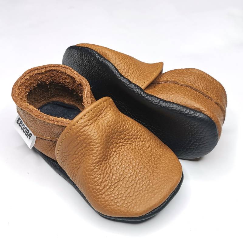 Krabbelschuhe Große 23/24 Braun 18-24 Ebooba Ot-12-Br-M-4 von ebooba