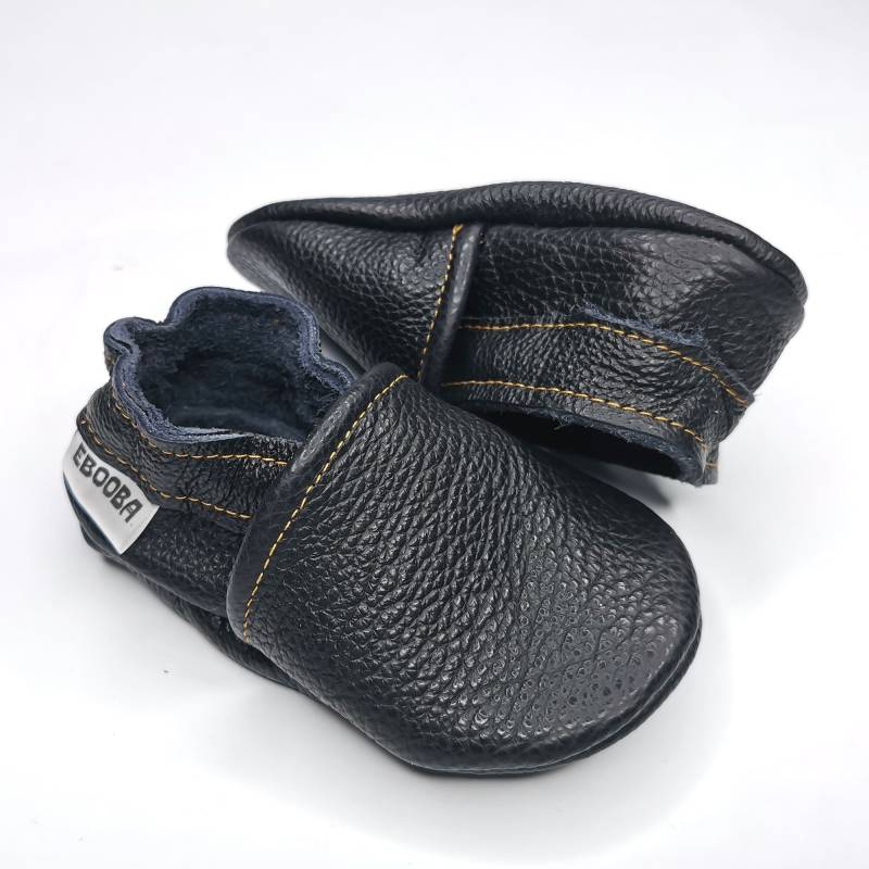 Krabbelschuhe Große 23/24 Schwarz 18-24M Ebooba Ot-17-B-M-4 von ebooba