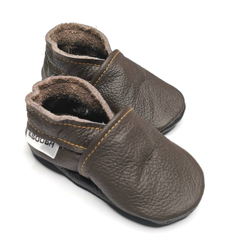 Krabbelschuhe Große 26/27 Dunkelbraun 3 4 Ebooba Ot-13-Db-M-6 von ebooba